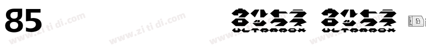 85 源雲明朝 TTF Regular字体转换